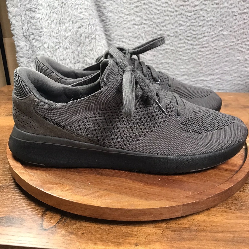 Kizik Lima Sneakers M 10/W 11.5 Grey Breathable Knit Hands Free Slip In Shoes‎